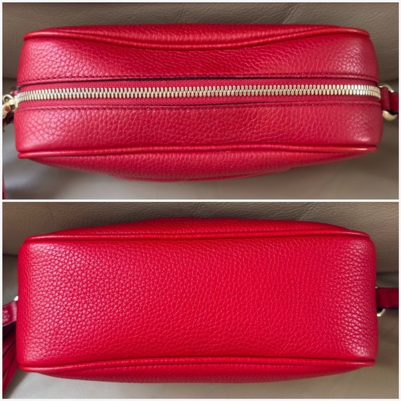 Certified Authentic Gucci Soho Disco Red Leather Tassel Crossbody Camera Bag COA - Picture 4 of 15